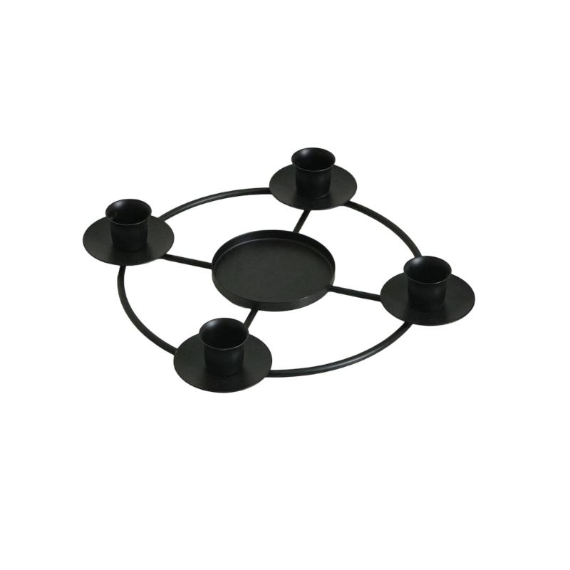 Decorative Candle Stands Iron Taper Candle Holders Candelabra Retro Candlestick Holders for Wedding,Table Centerpieces