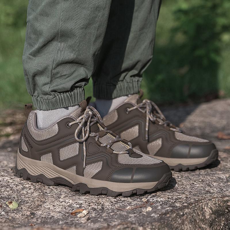 Men's Outdoor Casual Shoes Hiking Off-road Hiking Shoes Couple Size 36-46 Mesh Non-slip Sneakers