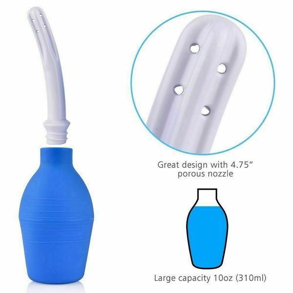 310ML tip bilă unisex dușă bulb anal vaginal irigare colonă Deluxe Rectal Cleaner