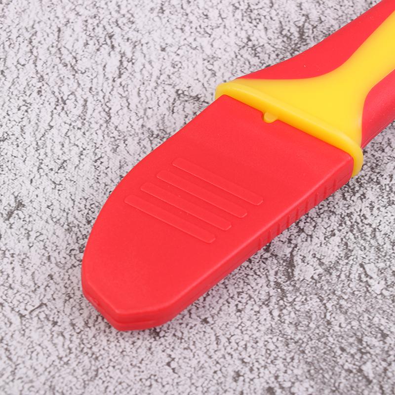 Hand Tool Insulated Knife Electricians Wire Stripper Cable Stripping Snips Straight Curved Blade Rubber Handle Peeling