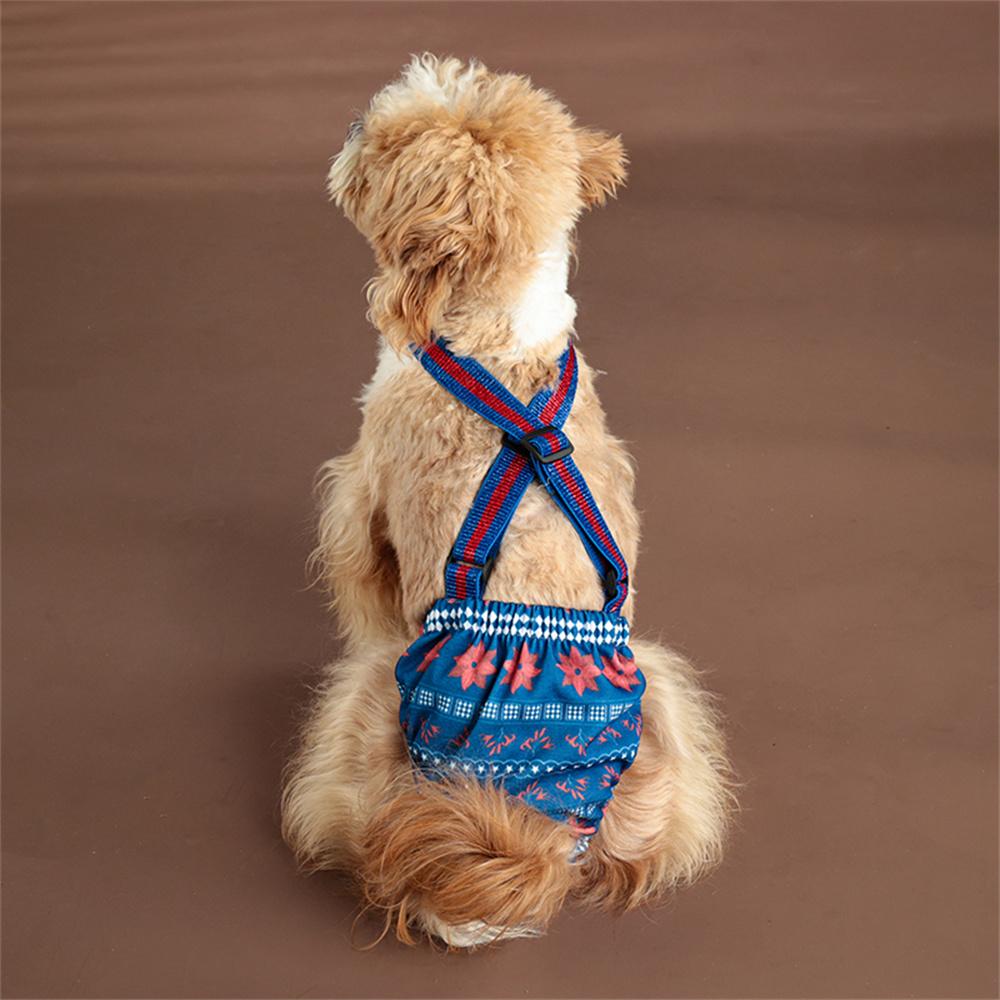 Tvättbara Stora Hundblöjor för Tikar för Små Mellanstora Hundar Återanvändbara Husdjurs Fysiologiska Byxor Labrador Shorts mascotas Periodbyxor