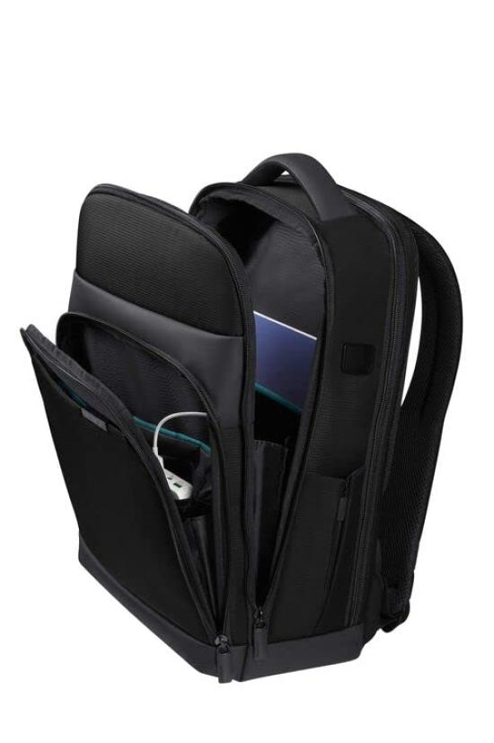 Samsonite MySite Backpack, 15.6-inch Laptop Bag, Business Bag, School Bag, Lightweight, Large Capacity, 19L, Black [Used]