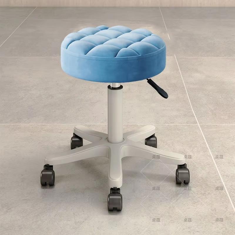 Rotating Salon Chair with Adjustable Height, Nylon Spa Chair for Beauty and Health Services, Beauty Salon Furniture