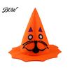 Cute Dark Style Holiday Headwear Halloween Pumpkin Hat for Kids Adults, Funny Plush Portable Washable Witch Party Costume, Cosplay, Stage Performances