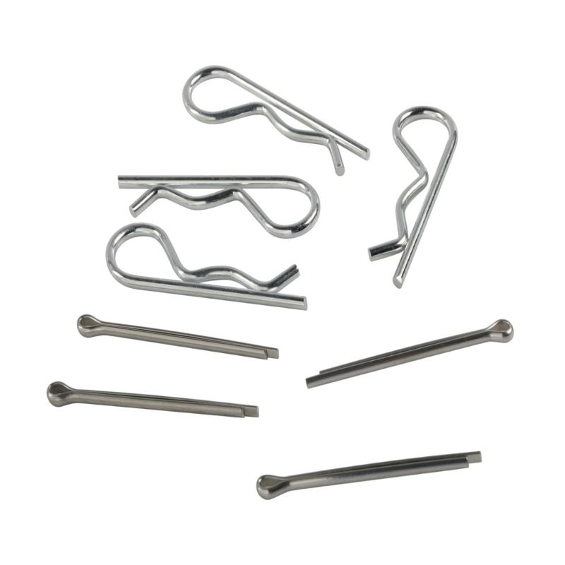 Cotter Pin Clip Retaining Hair Pins Including 5 Sizes Cotter Pins and 6 Sizes Hairpin Cotter Pin Assortment Kit