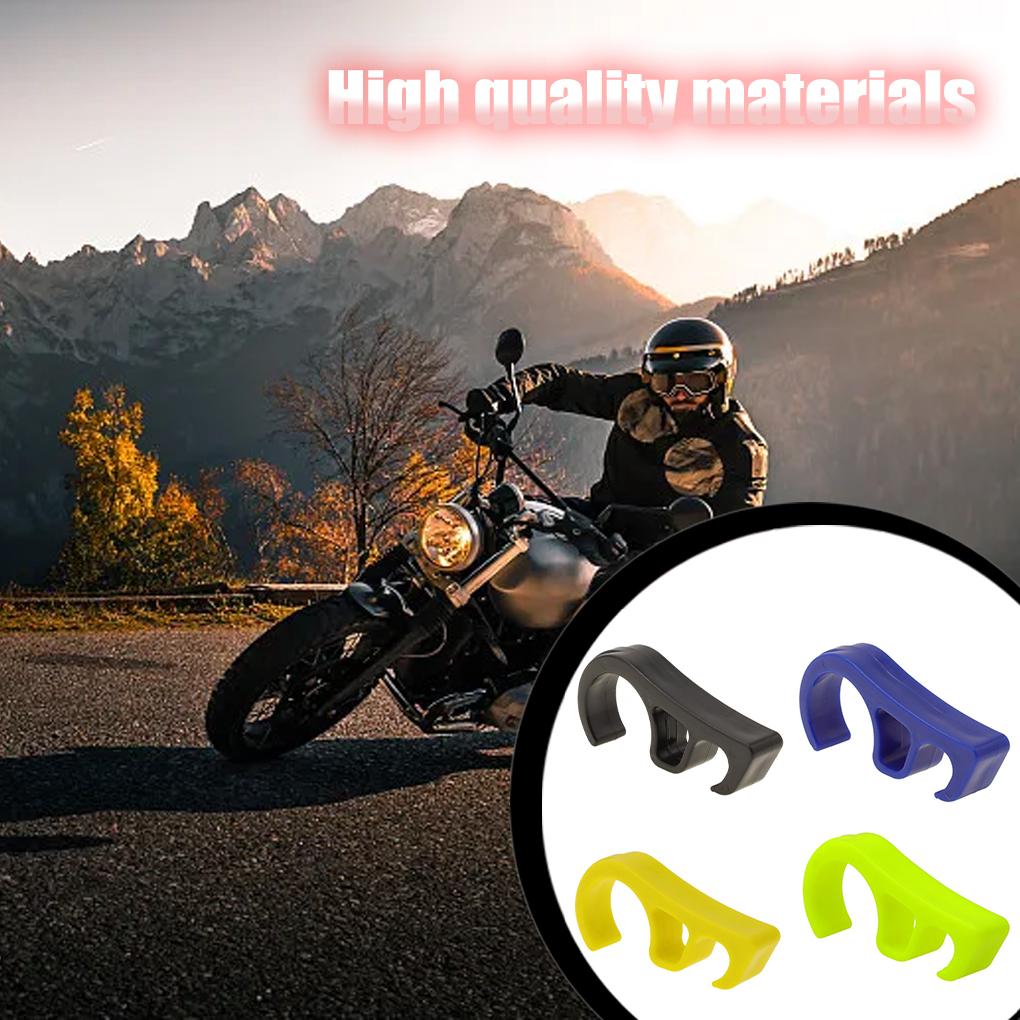 PP Materiales Resistentes y Artesanía Elaborada Hebilla de Tope para Motocicleta Fácil Instalación Gancho de Freno