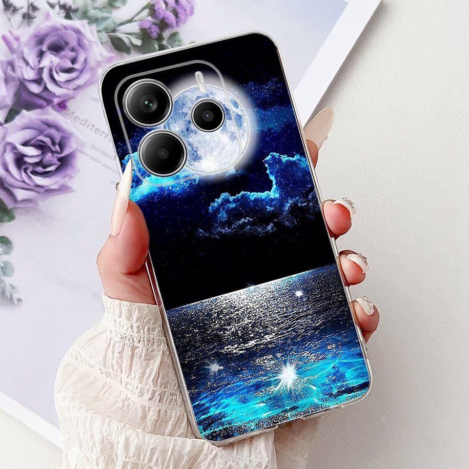 For Cover Xiaomi Redmi Note 14 4G Phone Case Luxury Marble Machine Soft Silicone Slim TPU Funda For Redmi Note 14 4G Note14 Capa