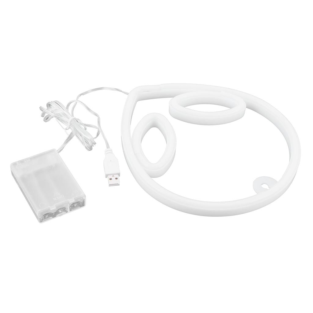 Alien Shaped Neon Light Colorful LED Neon Sign for Wedding Party Decor USB/Battery Powered