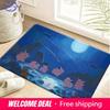 Pokemon Clefairy Night Sky Print Non-Slip Doormat, Absorbent Soft Floor Mat for Home Decor
