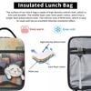 Cartoon Cat In Colour Sofa Pattern Insulated Lunch Bag for Women Children Leakproof Food Boxes Thermal Lunch Box Tote