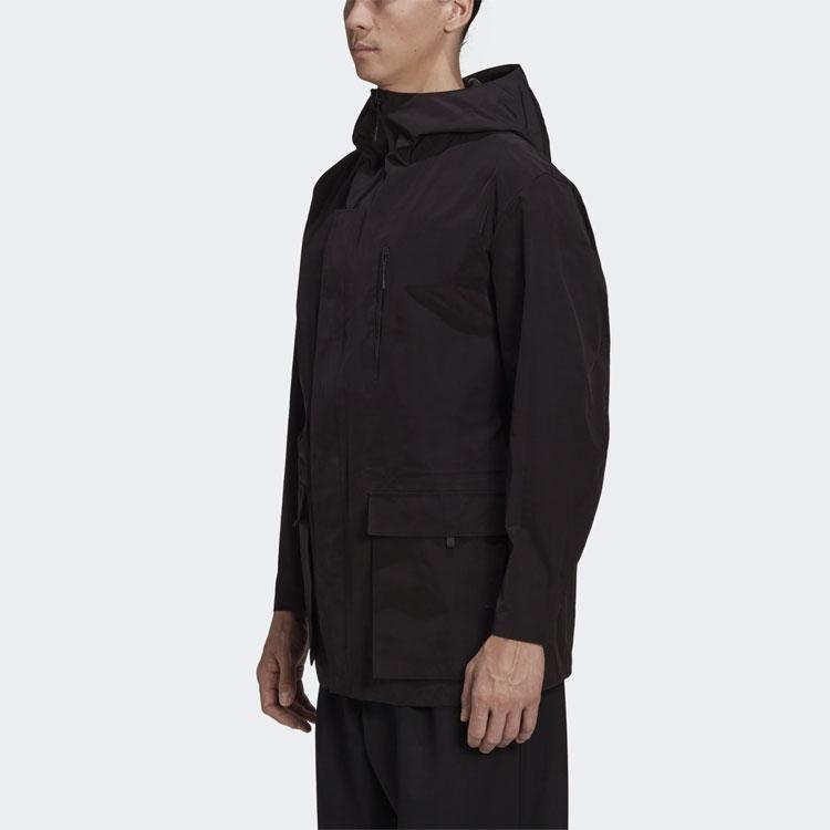 Y-3 Classic Dorico Nylon Parka Black Men Outerwear GK4569