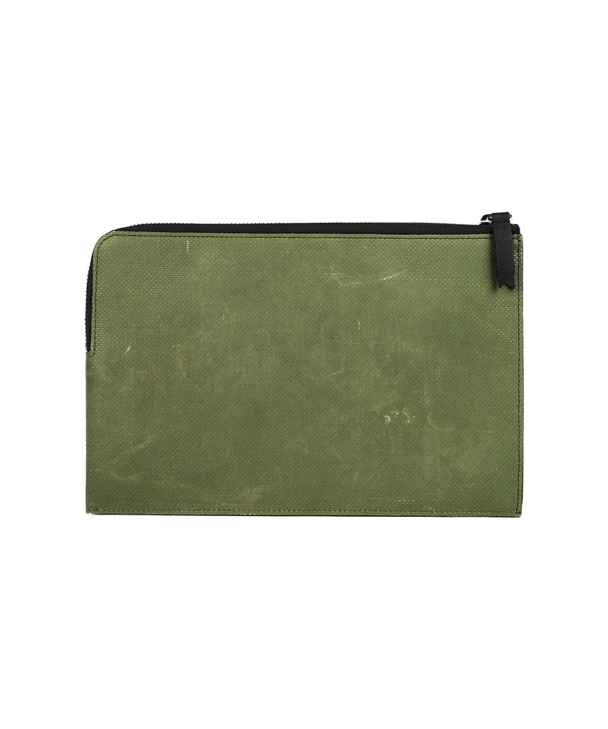 Kaneitei Brooklyn Flat Bag M (Olive Drab) / Upcycled