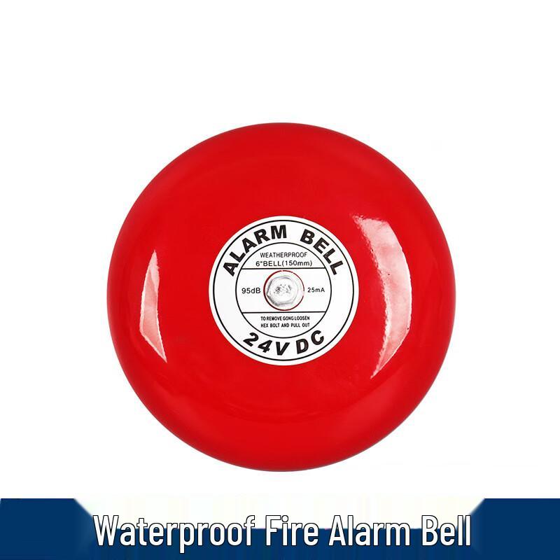 Campana de Alarma de Incendio Impermeable 24V CC