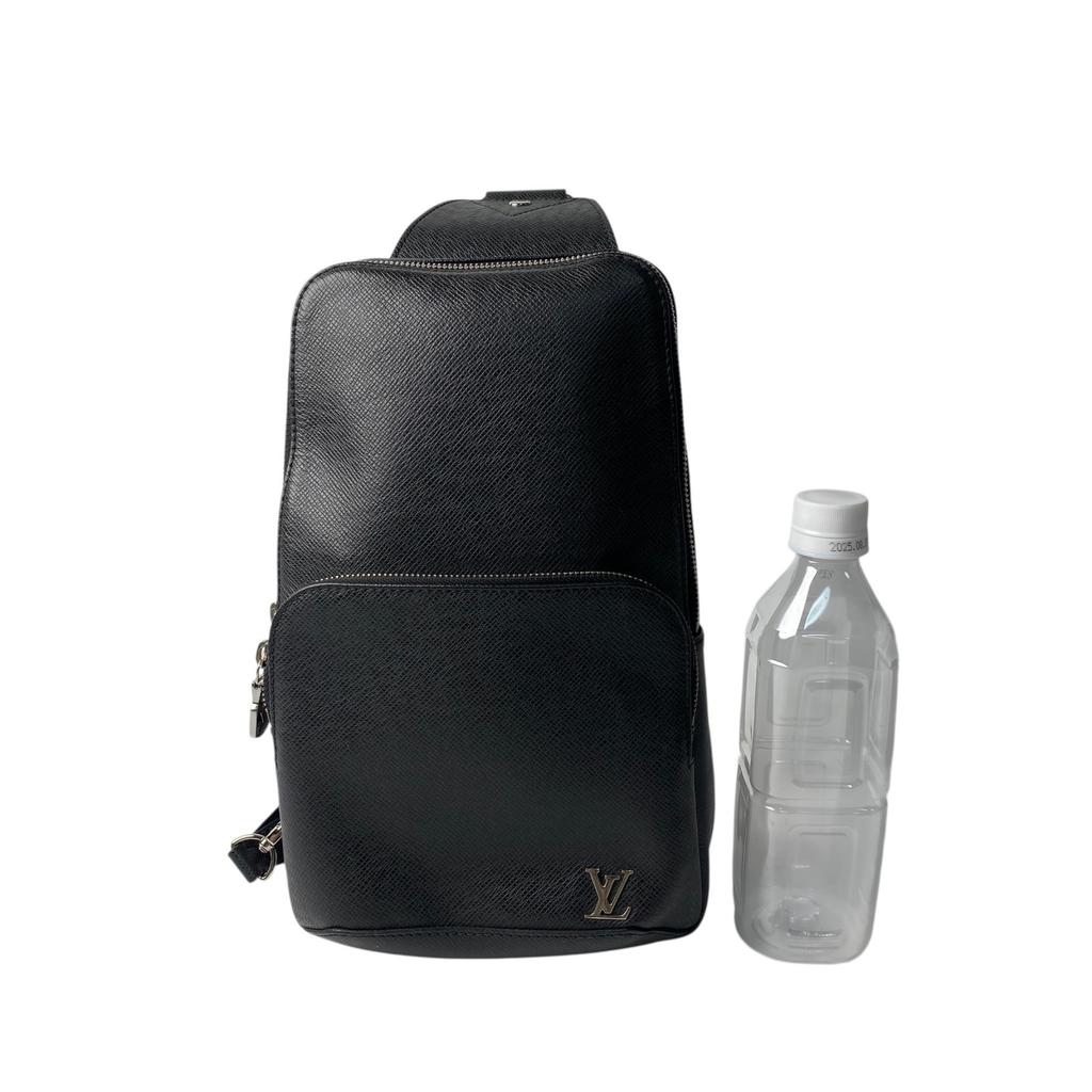 Used LOUIS VUITTONbody Bag Black PVC Mens