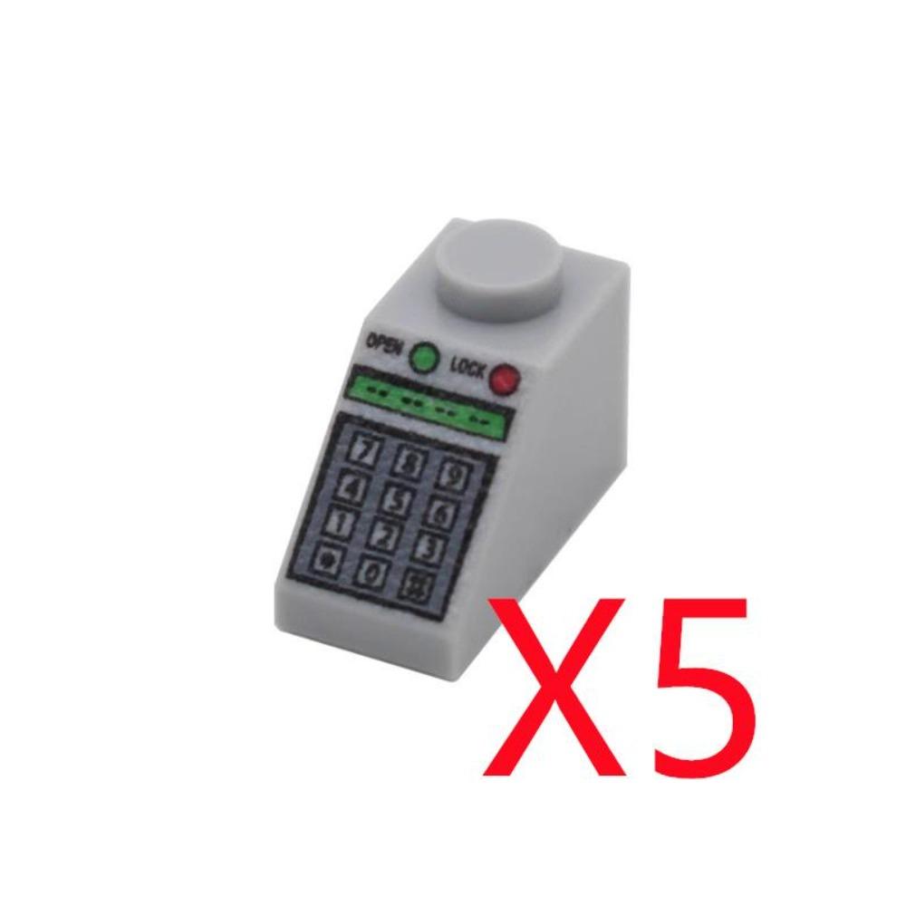 City Building Blocks Accessories Dashboard Audio Computer Control Center Radar Keyboard Mobile Phone Model Mini Brick Toy R054