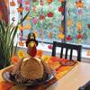 Turkey Figurine Statue for Thanksgiving Celebration Festival Tabletop Decoration Harvest Festival Holiday Ornament