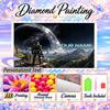 Halo Master Chief 5D DIY Diamond Painting Custom Name Text, Full Drill Rhinestone Mosaic Art Home Gift