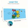 Mr. Men Little Miss Large Size Mouse Pad Large Gaming Table Cushion Non-slip Laptop Tablet Big Mousepad XXL Mat Mini PC Playmat With Lock edge