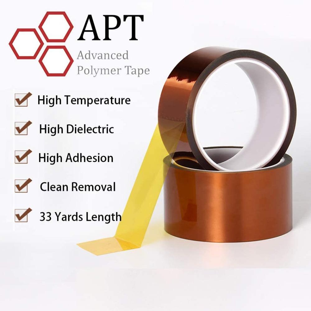 Long Gold Finger High Temperature Resistant Tape Polyimide Tape Multi Size Pet Anti Static Lithium Battery Insulation Tape