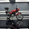 Simulation 1/12 SUZUKI GS125 Vintage Motorcycle Model Diecast Toy Vehicle with Sound and Light  Hobby Collections Home Decor
