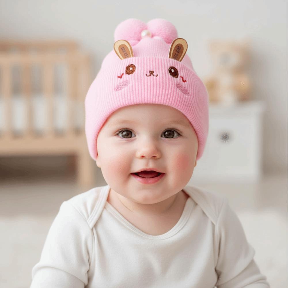 Soft Breathable Baby Knitted Caps Keep Warm Baby Warm Beanie Hats Kids Bonnet Hat  Kids Boys Girls