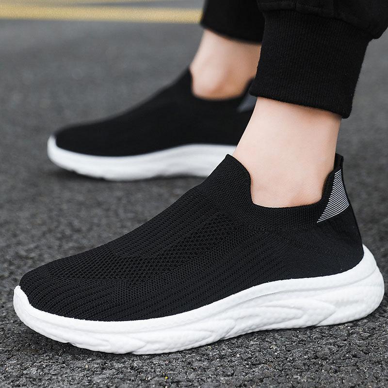Shoes for Men 2025 New Casual Single Shoes Popcorn Lightweight Soft soled Lazy Shoes Sports Running Shoes