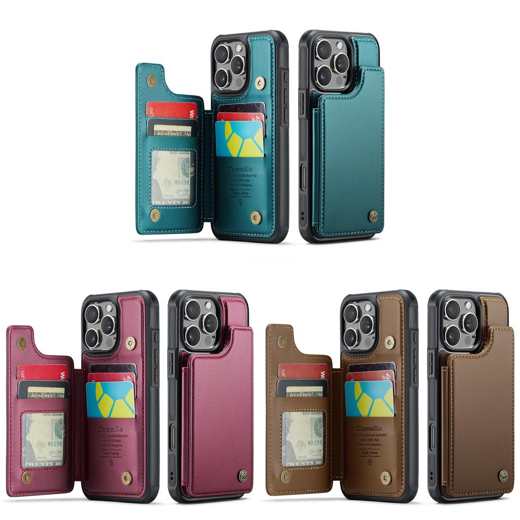 Card Holder Flip Case With Stand And Shockproof Pu Tpu For Home Office