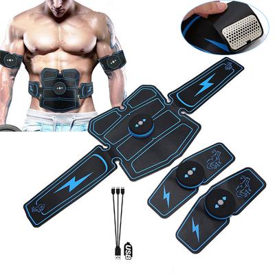 Bauchmuskelstimulator Trainer Toning Belt Workouts USB-Aufladung EMS Elektrisches Training Gewichtsverlust Körper Abnehmen Massagegerät