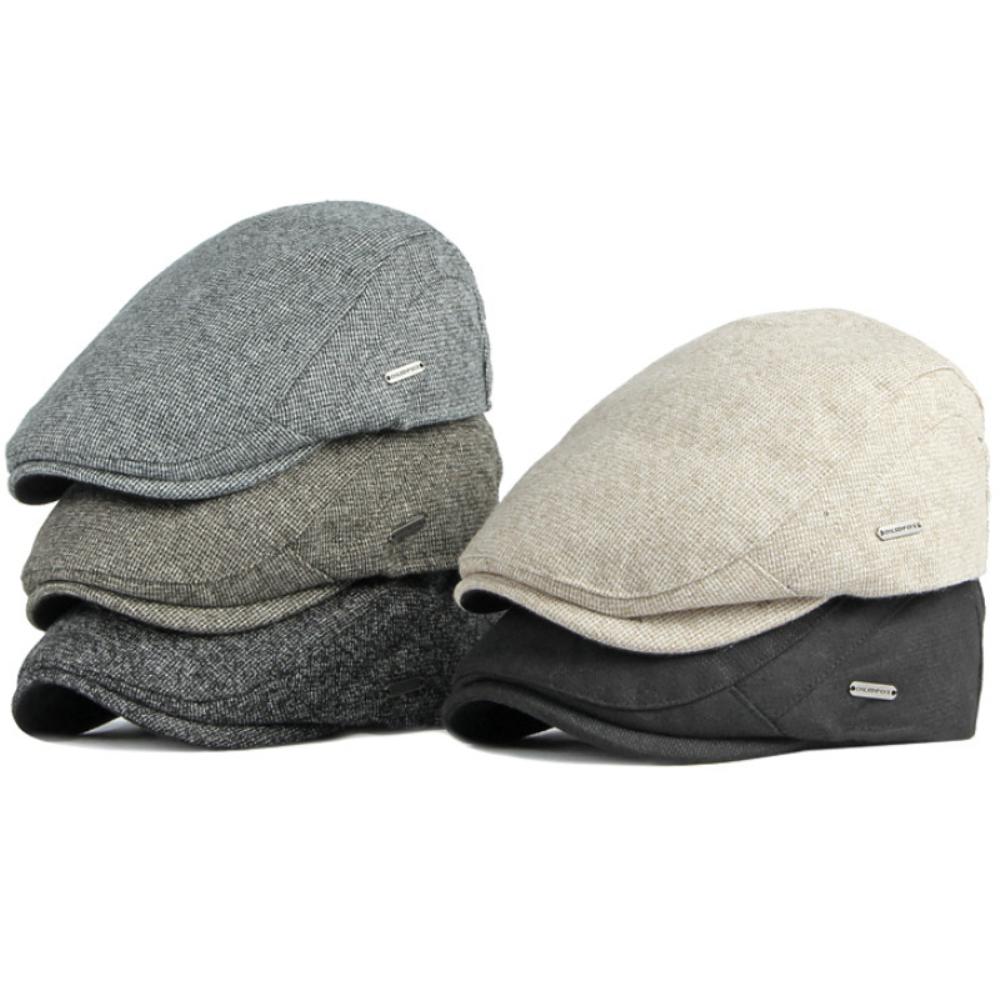 HT4951 Mens Berets Women Autumn Winter Hats Thick Warm Fleece Lined Ivy Flat Cap Artist Painter Beret Hat Male Female Beret Caps