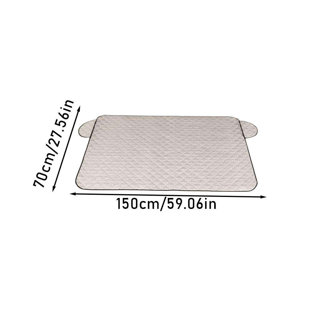 150cm X 70cm Universal Car Front Windshield Cover Auto Sunshade Snow Ice Protection Cover Winter Summer Windshield