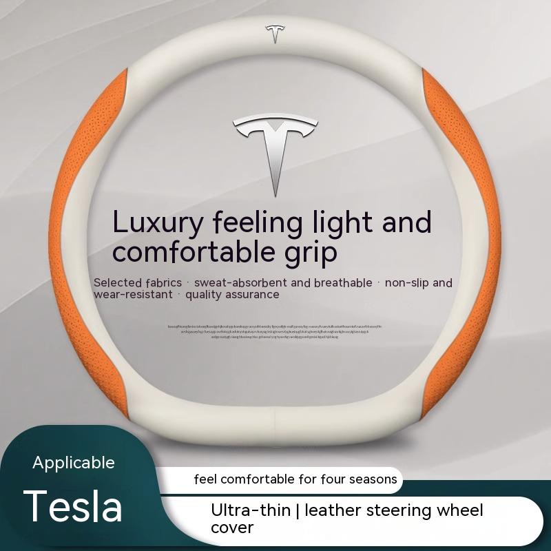 Car Steering Wheel Cover For Tesla Model 3 Model S Model Y Model X Roadster 2019-2025 Auto interior Steering Wheel Accessories