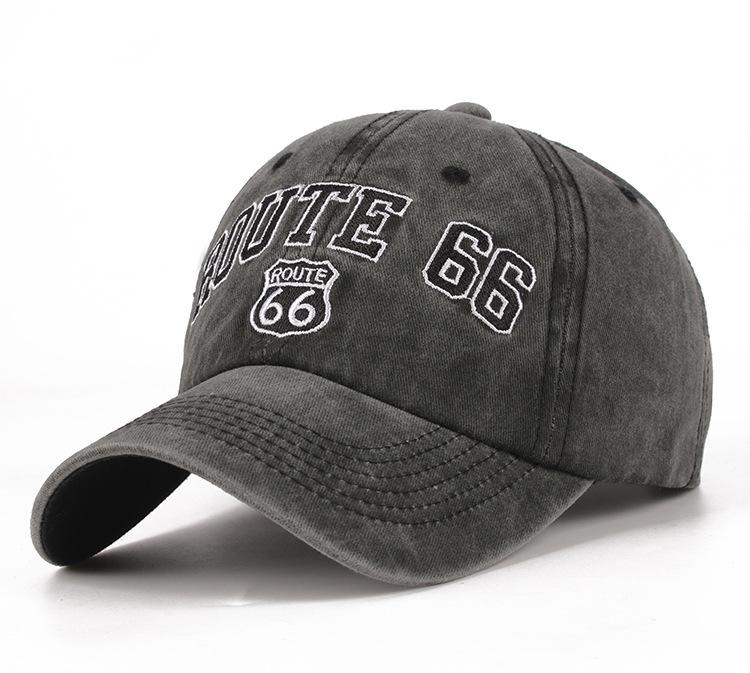 

Embroidery Letter Baseball Cap For Women Men Fashion Washed Cotton Snapback Hat Retro Hip Hop Bonnet Trucker Dad Caps Sun Visors 55-61cm чорний