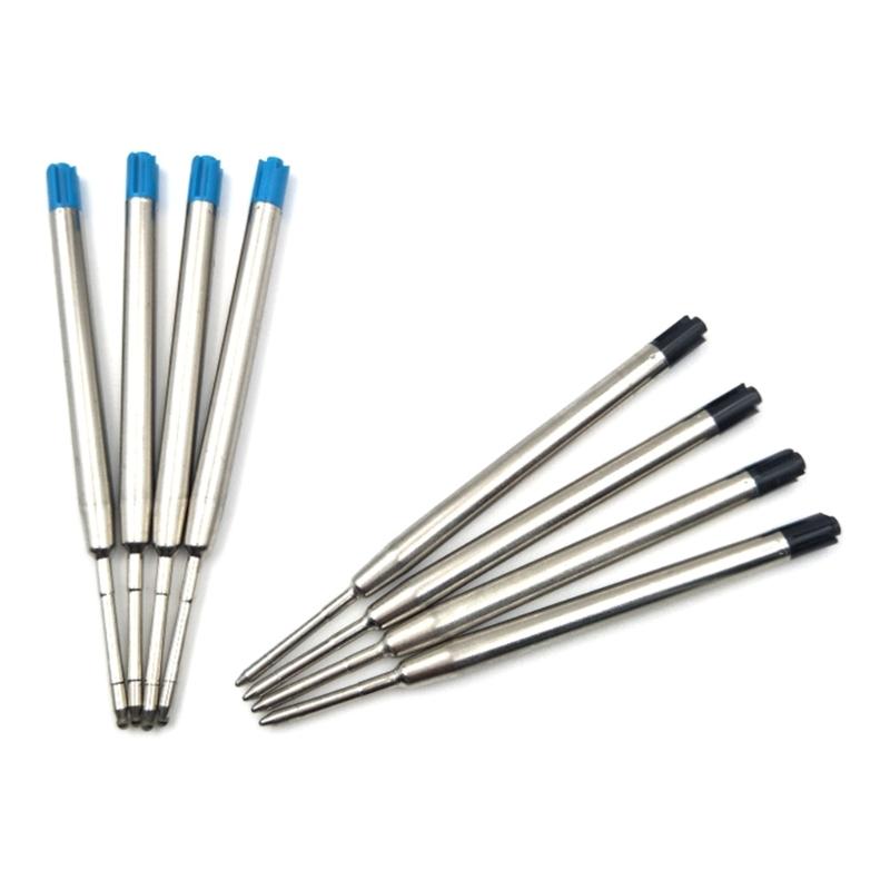 10Pcs Ball Points Pens Refills Metal Ballpoint Pen Refills, Replaceable Refills