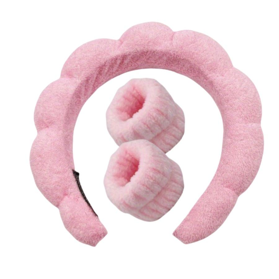 

3 ШТ./КОМПЛ. Женская повязка на голову с цветочным принтом, влагостойкая напульсная повязка, для SPA, умывания лица, макияжа, для путешествий, отдыха, женский подарок Size fits all