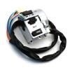 1 Pair Right and Left Side Chrome Plated Control Switch for GY6 Moped Retro Scooter 50cc 125cc 150cc