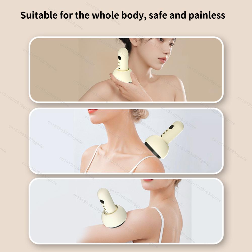 Electric Guasha Scraping Massage Cupping Body Massager Vacuum Cans Suction Cup Heating Fat Burner Anti-cellulite Massager