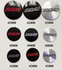 4 sztuk/partia 45mm 49mm 65mm osłona środkowa koła samochodu naklejka z logo dla RAYS Racing Wheel LOGO kołpak naklejki