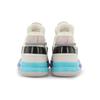 Li Ning WOW 7 Comfortable Slip Resistant, Abrasion Resistant, Lightweight Mid top Basketball Shoes Mens White ABAN079-12