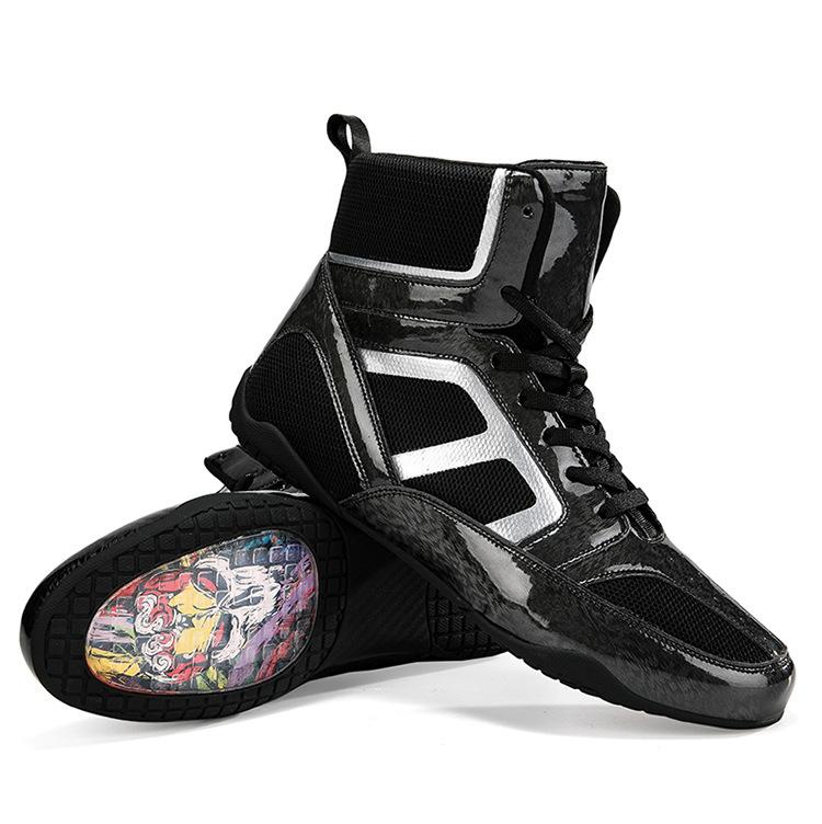 Pro Boxing Shoes Men's Wrestling Training Shoes Martial Arts Training Shoes for Men and Women Anti Slip Flighting Shoes