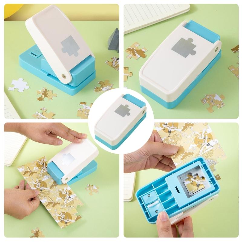 Bastelstanzer für Scrapbooking, Präzise Stichsäge, Lochstanzer für Papierbasteln und Alben (1 Stück)