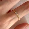 925 Sterling Silver Dating Ring Square Zircon Rings For Women Engagement Elegant Party Jewelry Accessories Wholesale Jewellery