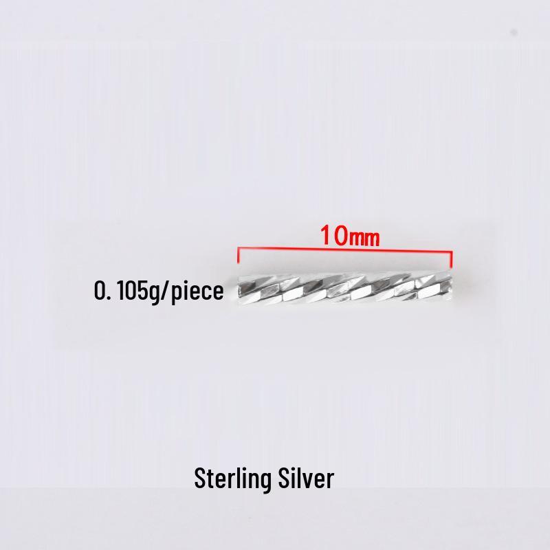 Sterling Silver S925 Pearl Bracelet with Carved Hollow Tube and Stringing Pearl Necklace Accessories.
