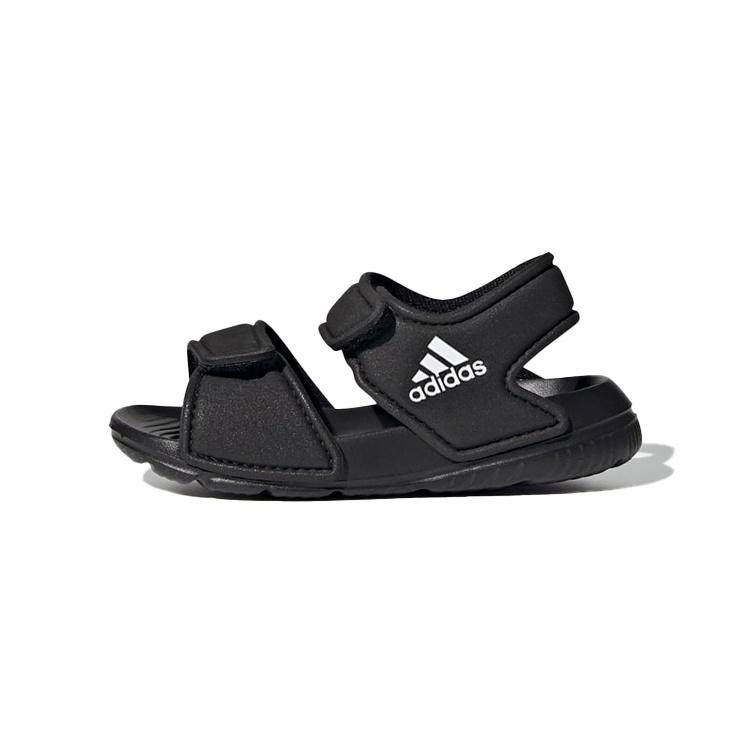 (TD) adidas Altaswim Open Toe Minimalistic Sports Sandals Black Baby EG2137 EU 21
