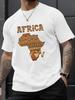 Men'S Trendy AFRICA Print Graphic