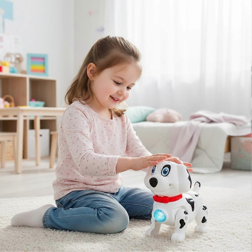 Walking Light Up Dog Toy - Musical Pet Companion with Leash for Kids