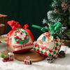 Christmas Gift Bag New Year Candy Handbag Christmas Eve Apple Storage Bag Party Cookie Gift Rope Bag Santa Claus Sacks