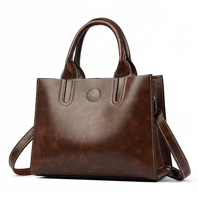 Large Women's PU Leather Shoulder Bag  Square Shoulder Bags  Crossbody Bags for Ladies  Feminine