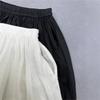 Johnature Elasticated Waist Summer Loose Retro Style Women Breathable Skirt Women