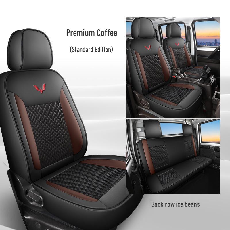 Wuling New Card Truck Seat Cushion - Ice Bean, All-Season Set