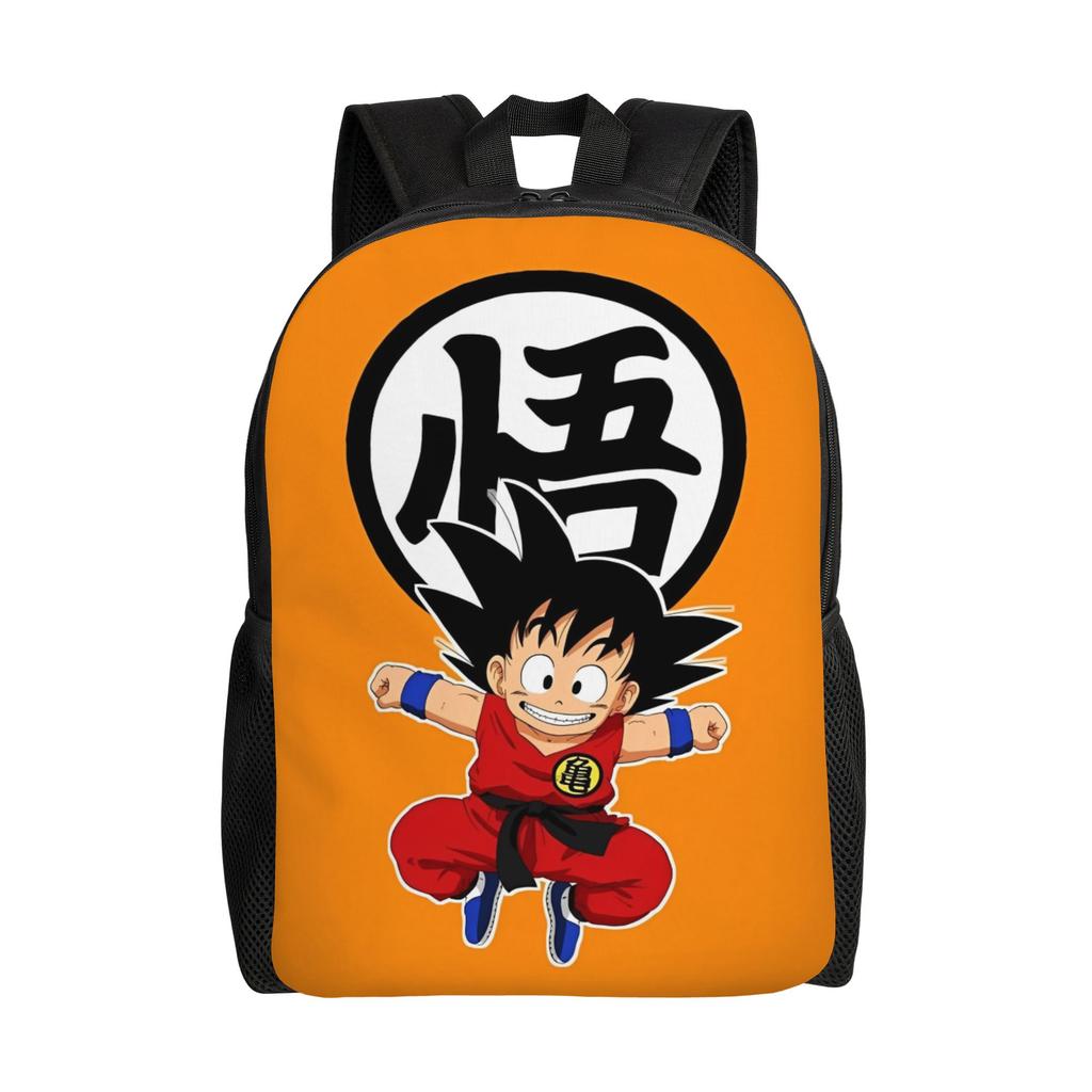 Dragon Ball Z Cartoon Rucksack für Männer Frauen Mode Schüler Tagesrucksack DBZ Goku Laptop Computer Umhängetasche Leicht